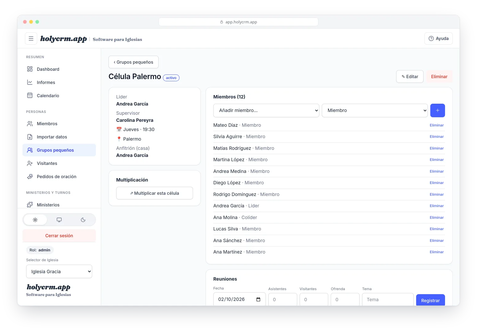 La Célula Palermo con Ana entre sus miembros